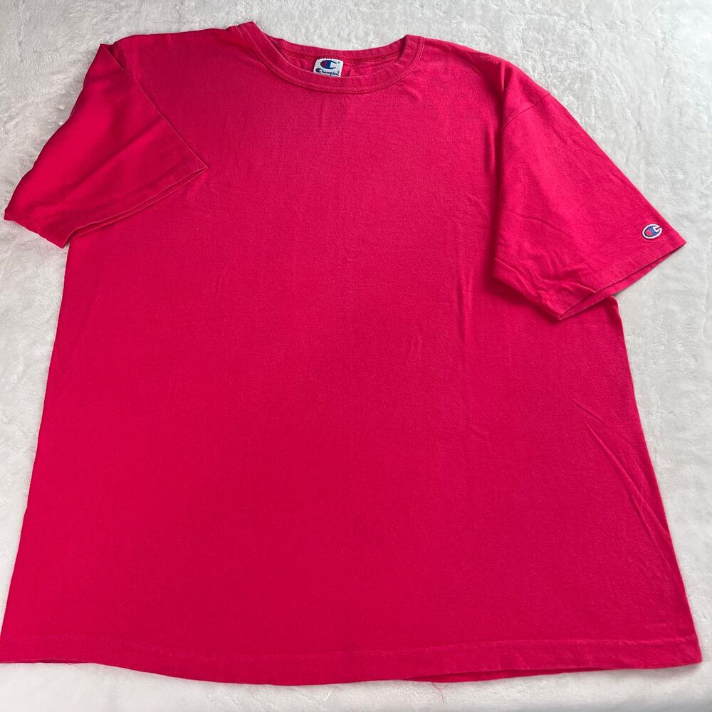 Champion Athletic Hot Pink Women’s vintage short sleeve t-shirt size XL USA